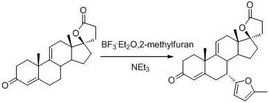 A method for synthesizing 7a-methyl formate-9(11)-encanrenone