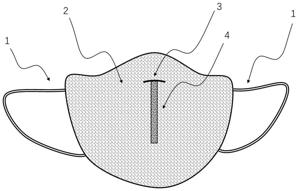 Wearable human exhaled matter adsorption device and wearable human exhaled matter adsorption method