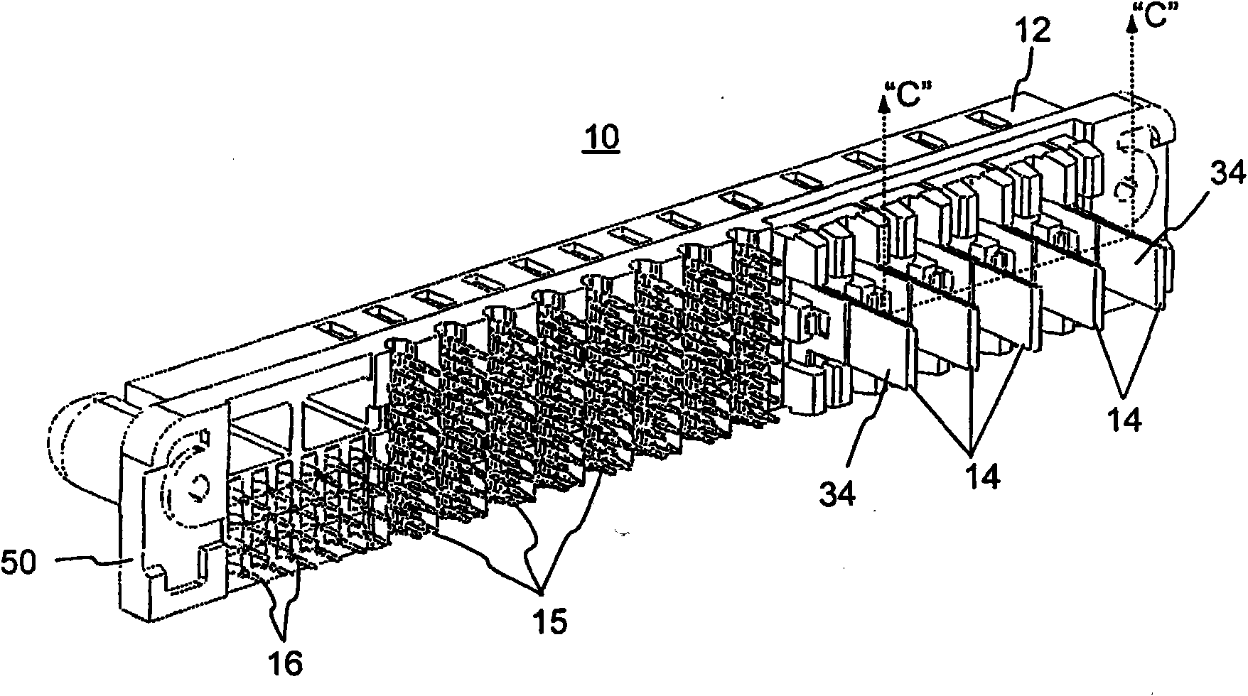 Power connectors with contact-retention features