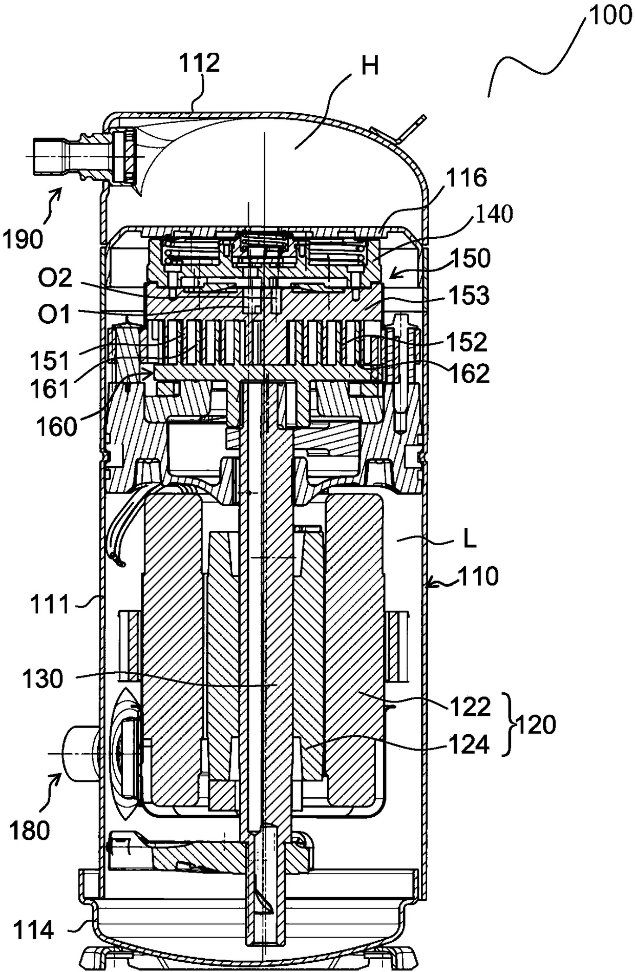 Scroll compressor and control method thereof