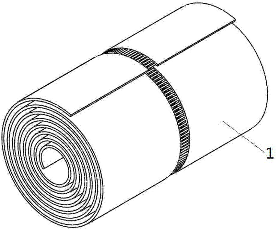 Multi-cell direct-connection winding battery