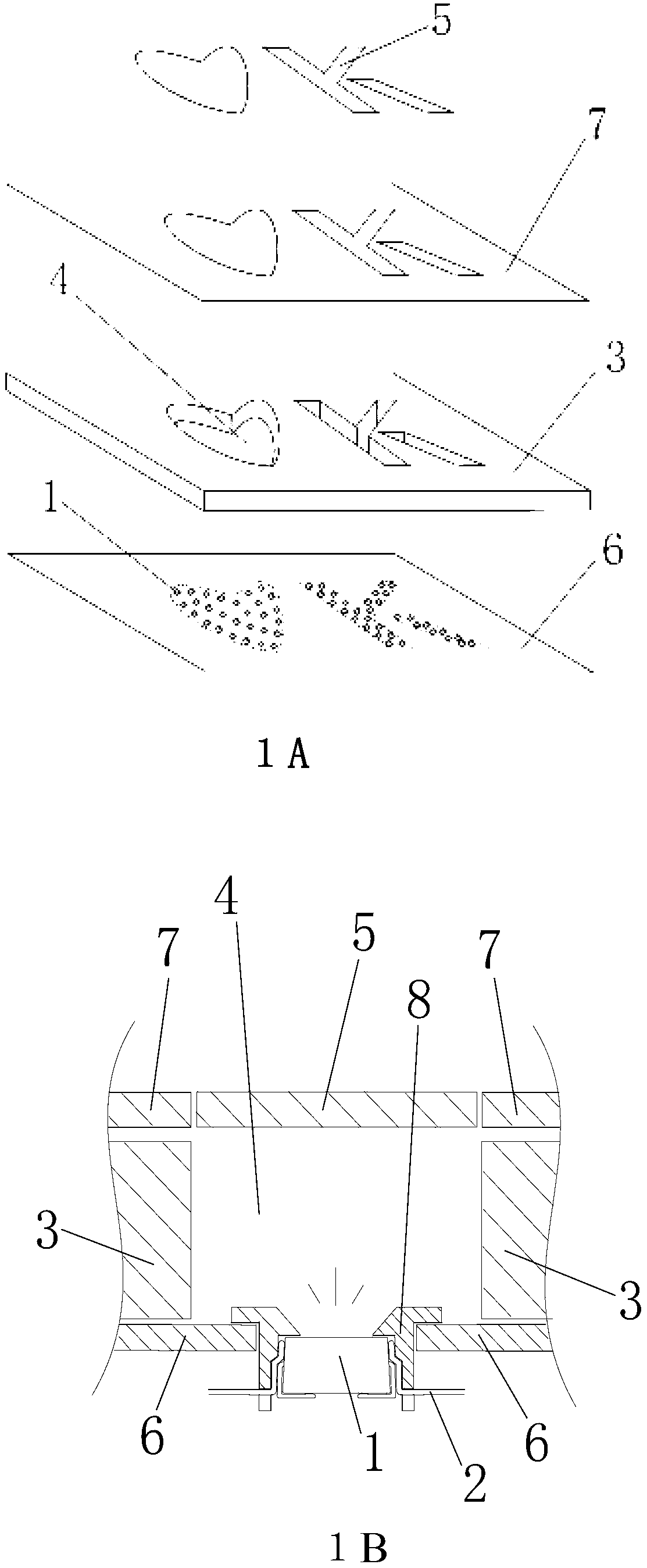 Light-emitting diode (LED) lighting plate