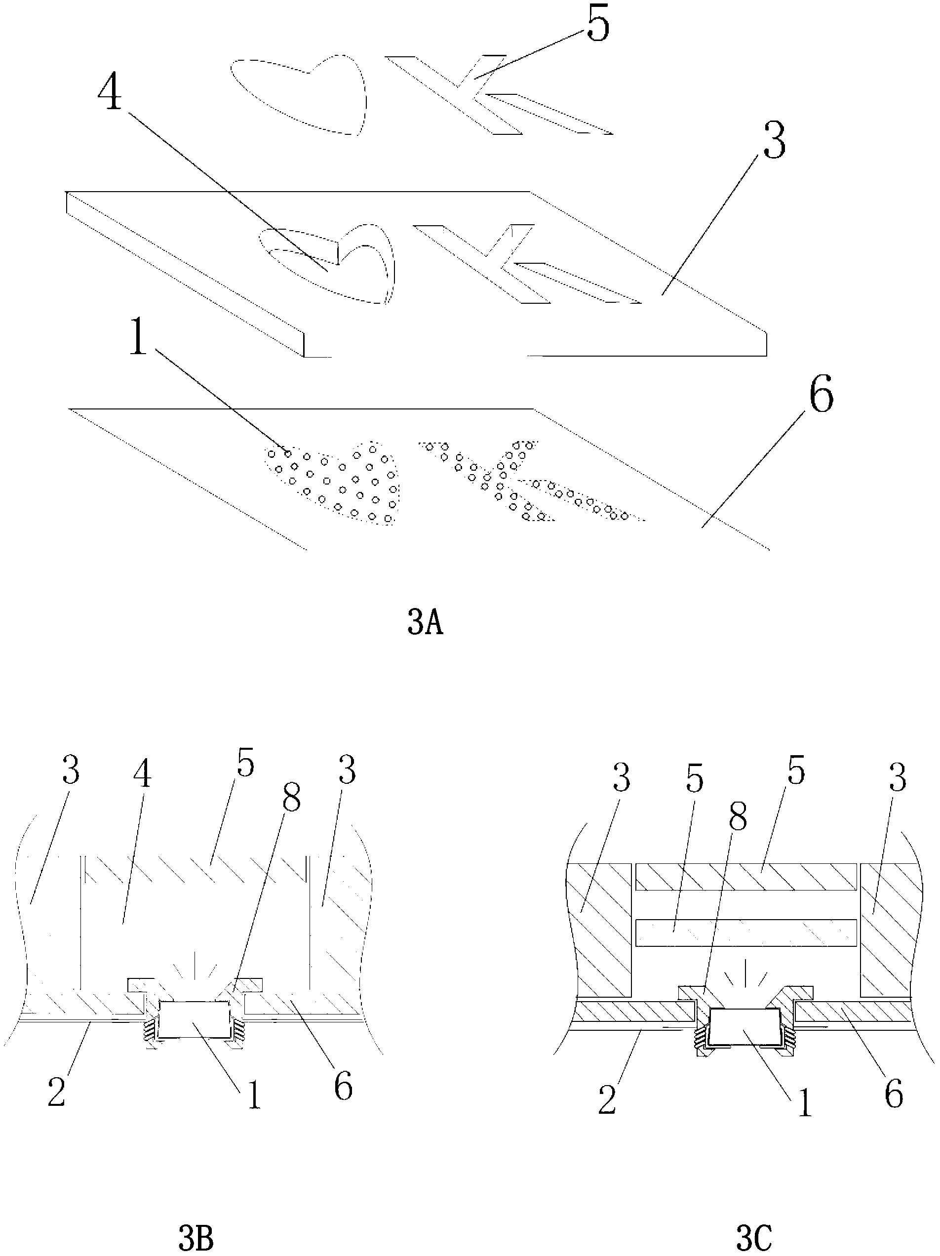 Light-emitting diode (LED) lighting plate