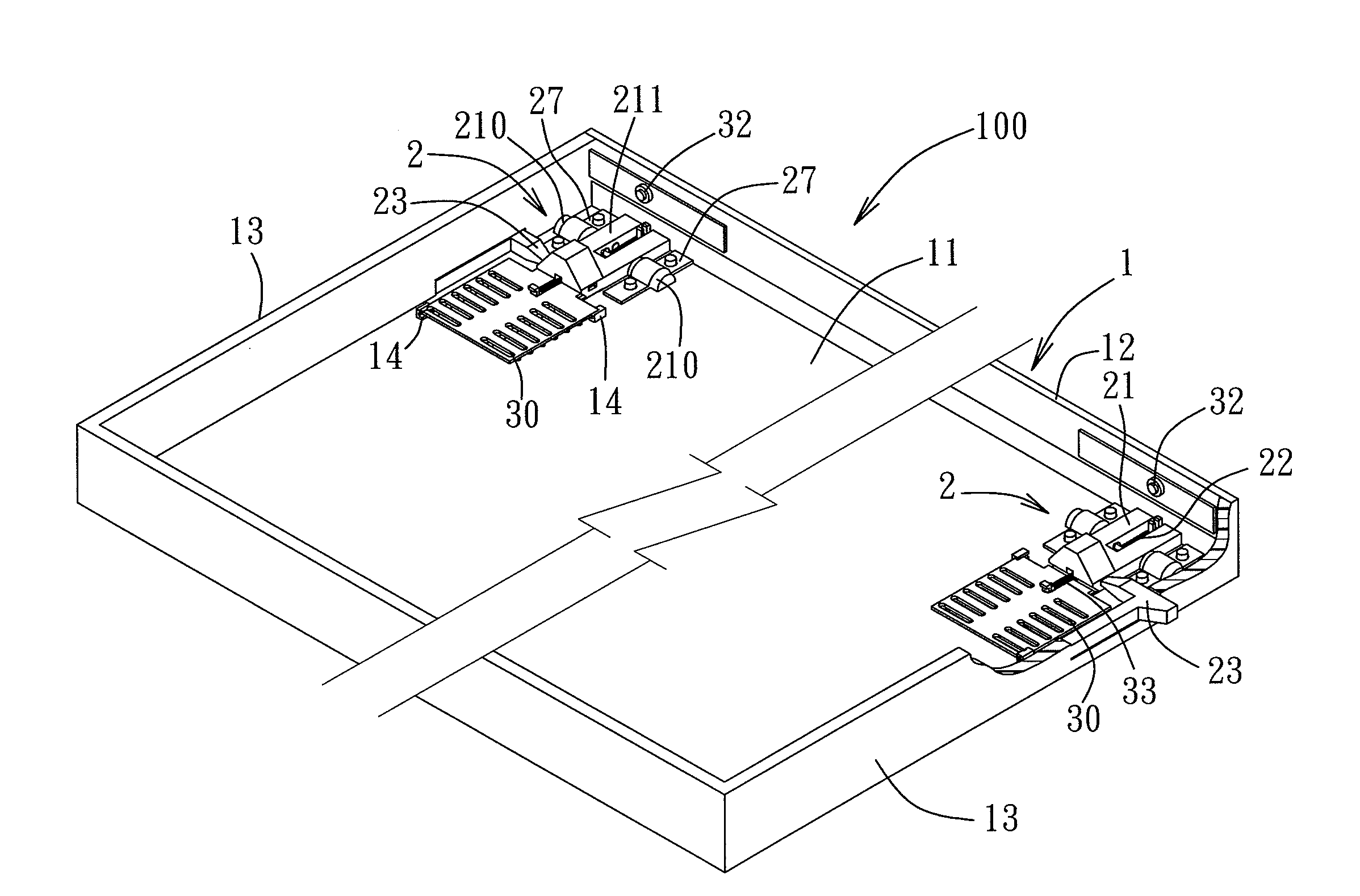 Electronic Device Housing Having a Movable Foot Pad Mechanism