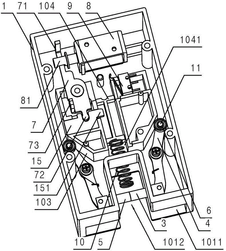 A firearm locking device