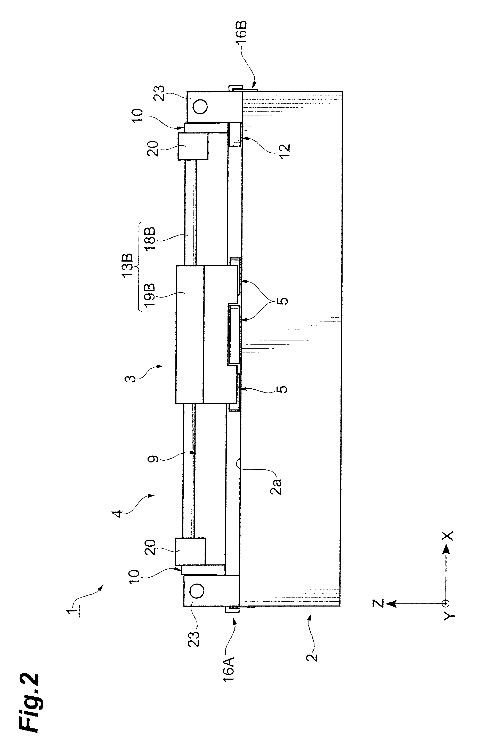 Xy stage device, semiconductor inspection apparatus, and semiconductor exposure apparatus