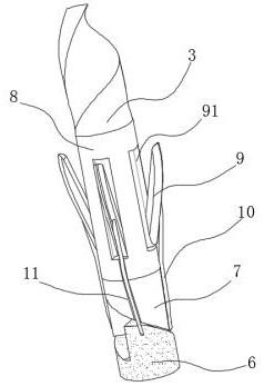 Grouting support anchor cable equipment for impact of drift ice on water diversion tunnel in cold and arid regions