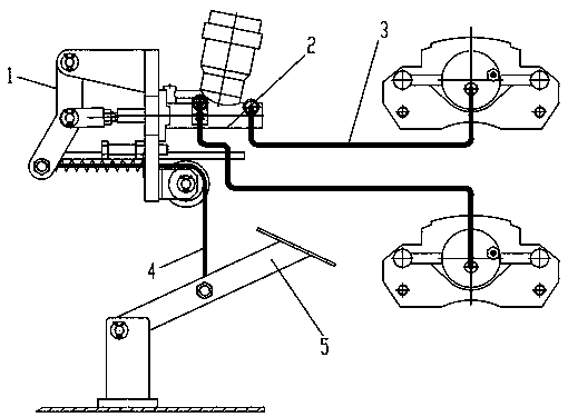 Electric locomotive brake device