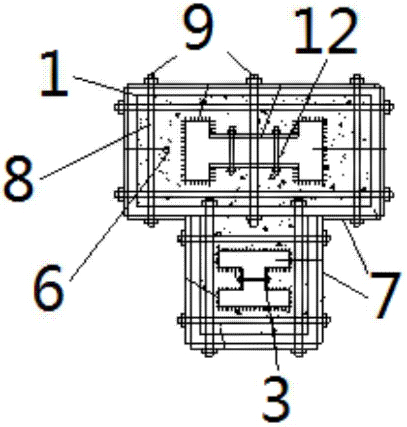 Profile steel built-in special-shaped steel pipe concrete column structure and manufacturing method thereof