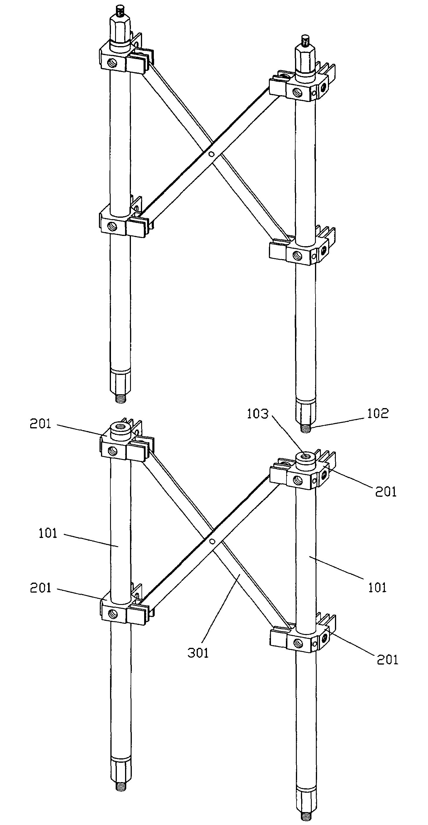 Structure of display rack