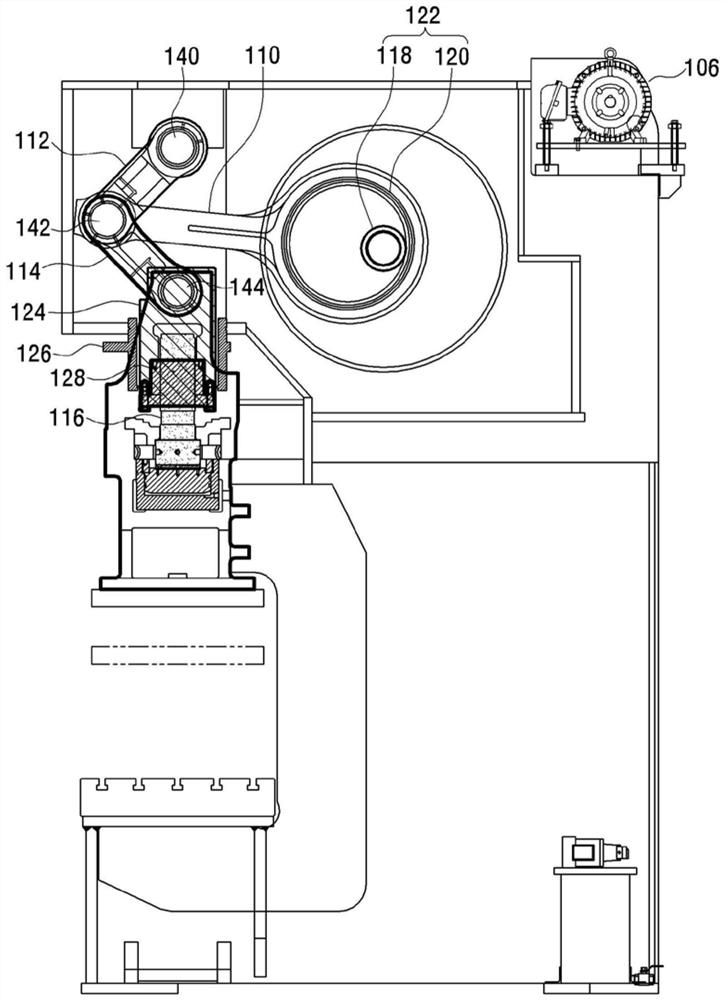 Toggle type punch press