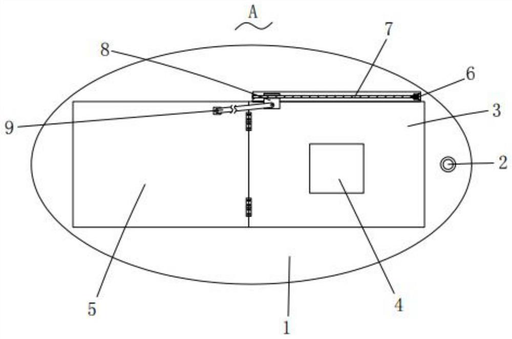 Control system for automatically opening charging port cover of new energy automobile