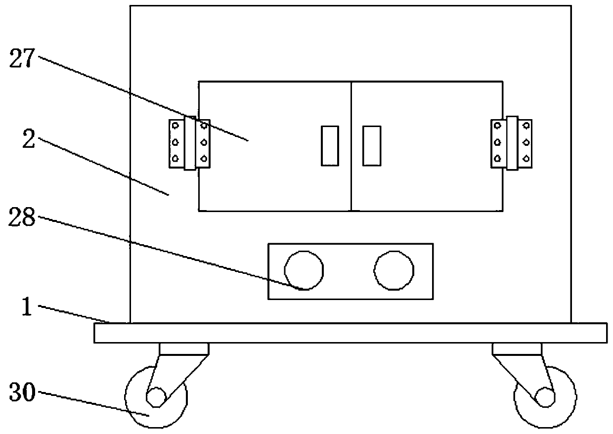 A drying oven for the production of electronic products