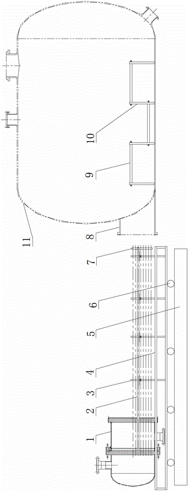 Adjustable installation device and method for tantalum heater