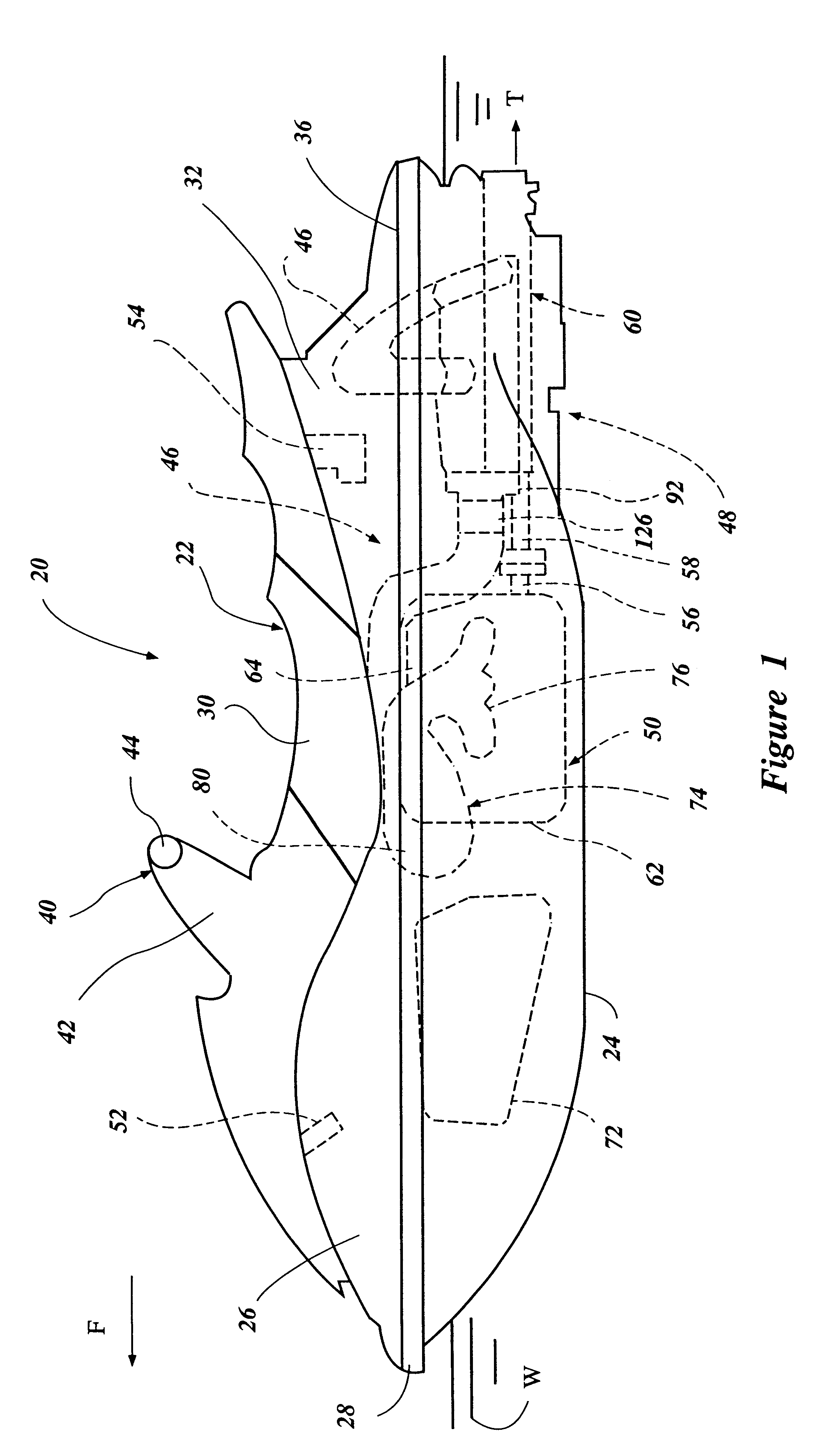 Exhaust and control for watercraft engine