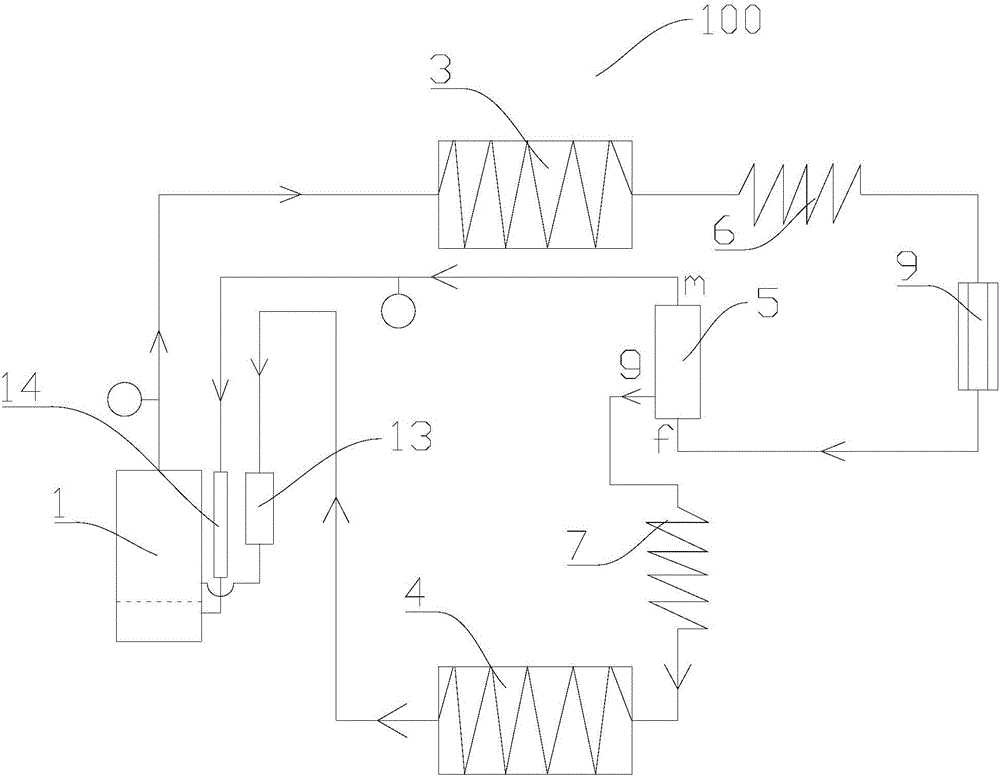 Single-refrigeration type air conditioner and control method thereof