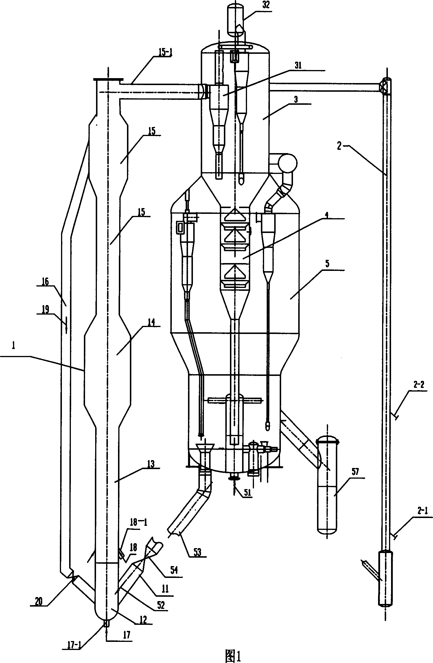 Gasoline catalytically converting method and reactor