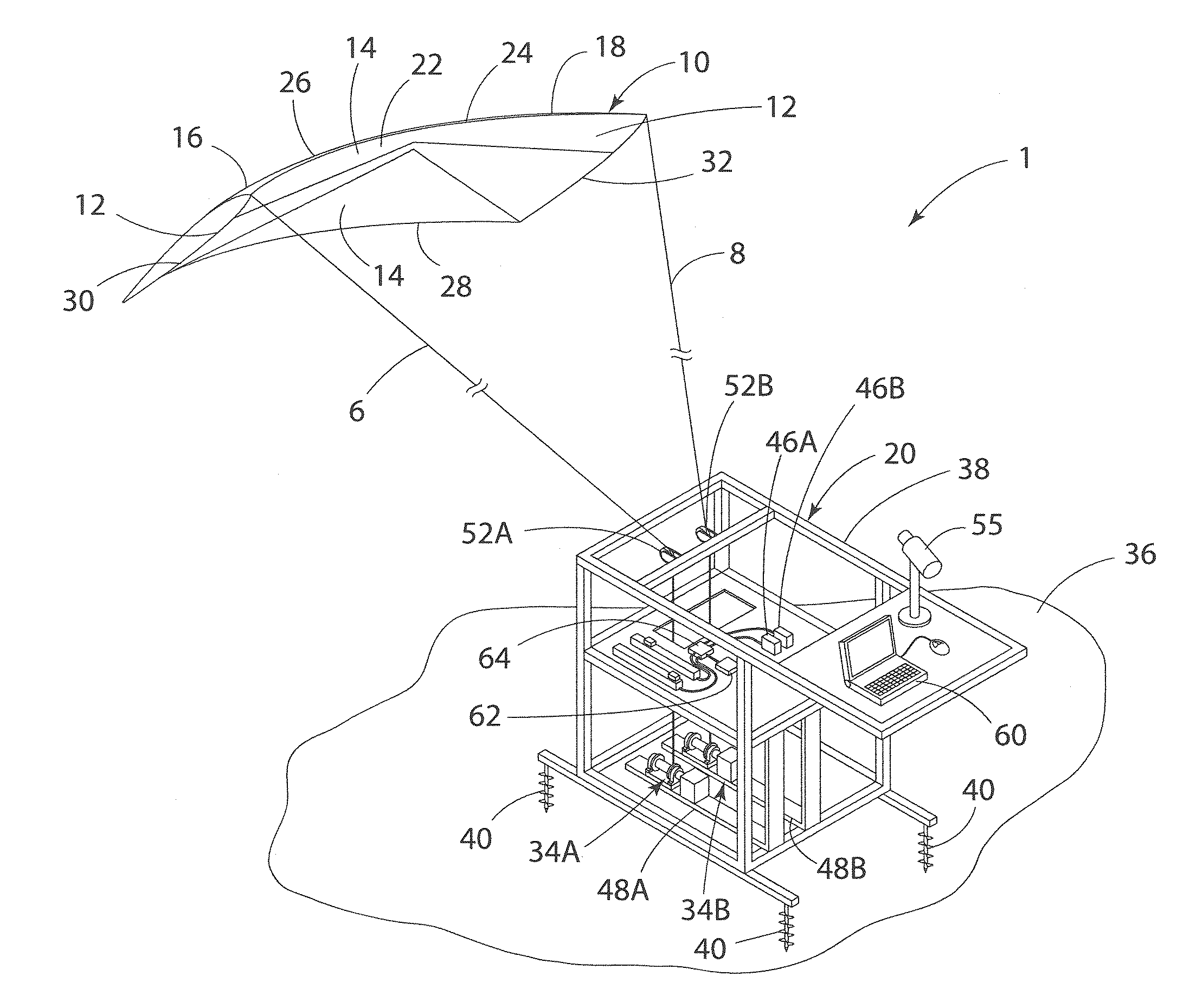 Tethered vehicle control and tracking system