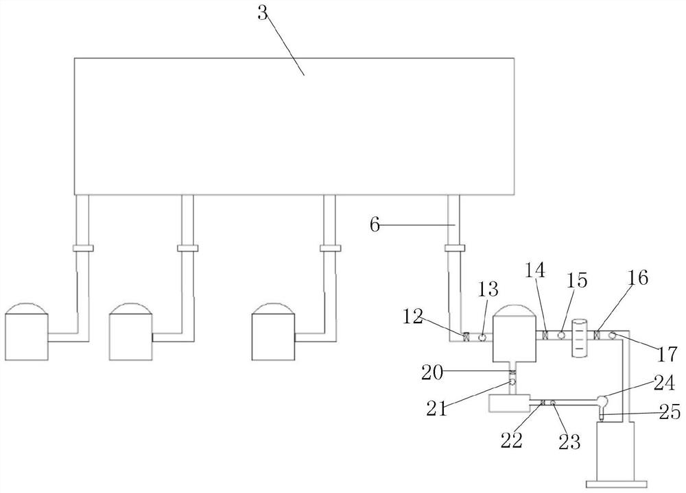 Liquid metering and subpackaging device