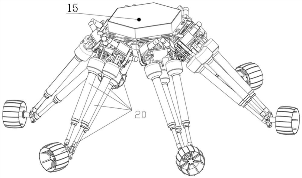 UPS-based parallel structure wheel-foot mobile robot