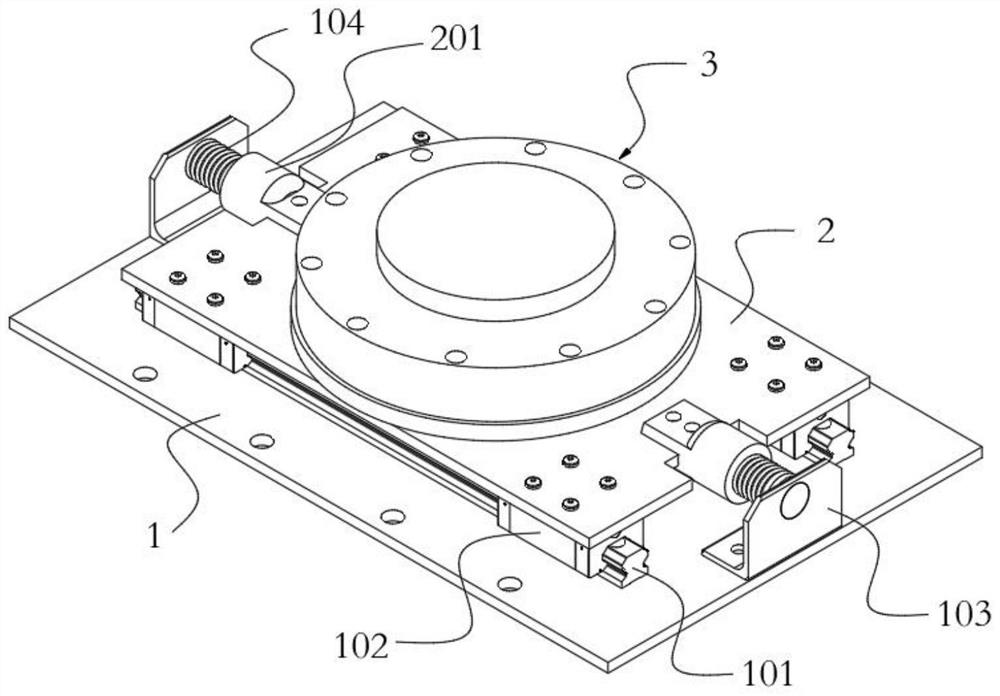 Automatic wheel set centering device for wheel flaw detection