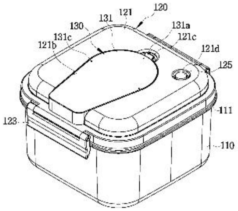 Automatic vacuum container capable of minimizing false starts