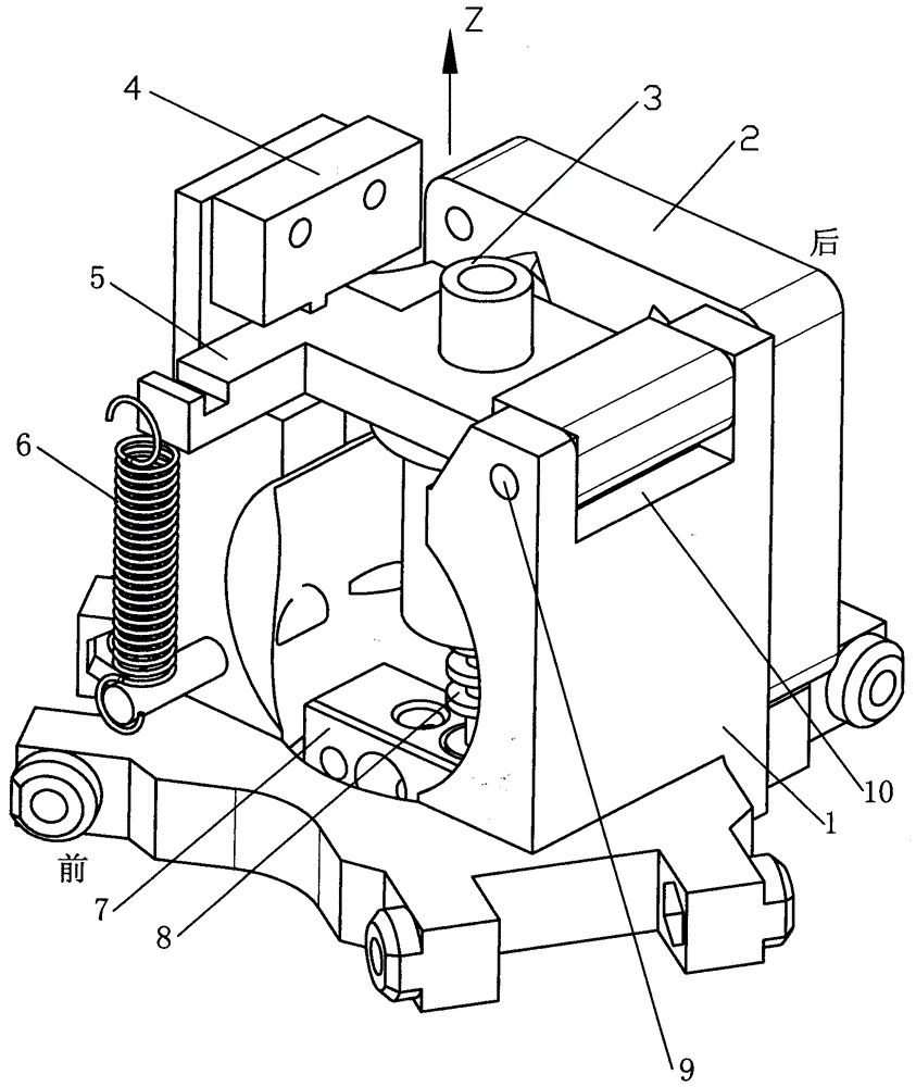 Parallel transmission structure automatic leveling mechanism