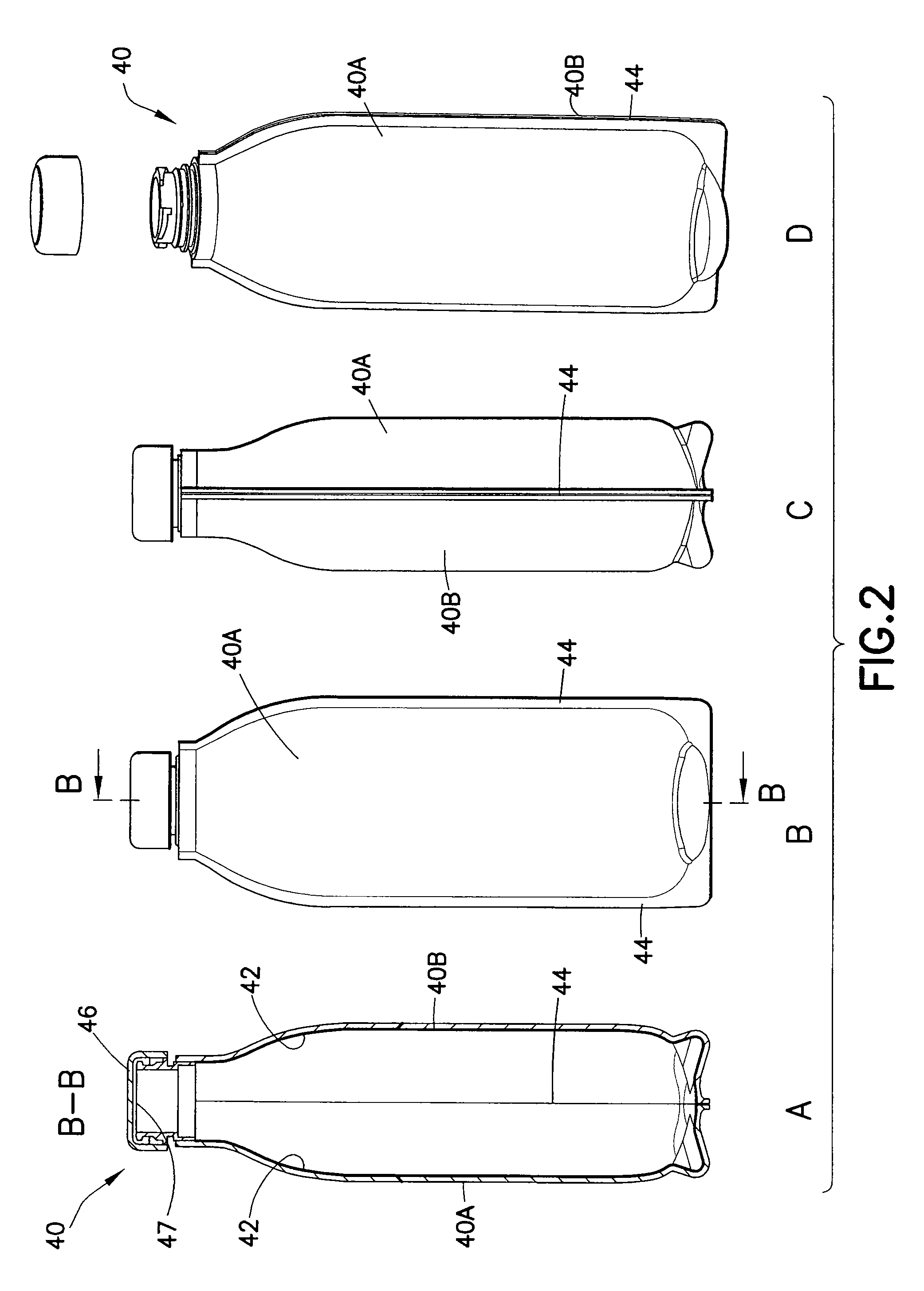 Environmentally friendly liquid container and method of manufacture