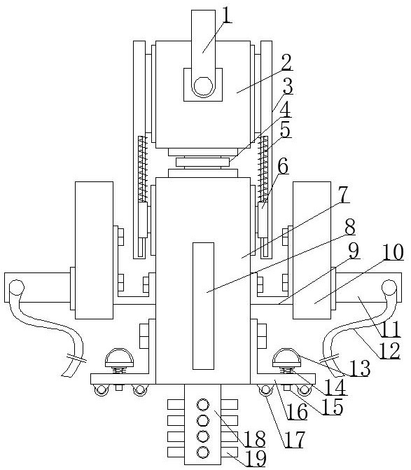 Building inclination correction structure for building restoration