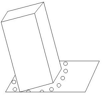 Building inclination correction structure for building restoration