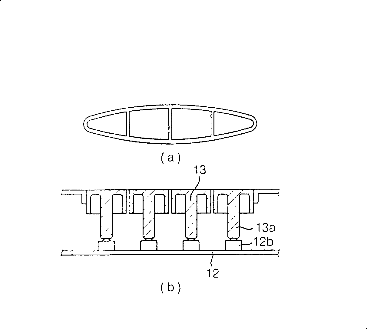 Operating structure of air conditioner