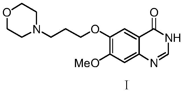 Method for preparing 7-methoxy-6-(3-morpholine-4-propoxy) quinazoline-4(3H)-ketone