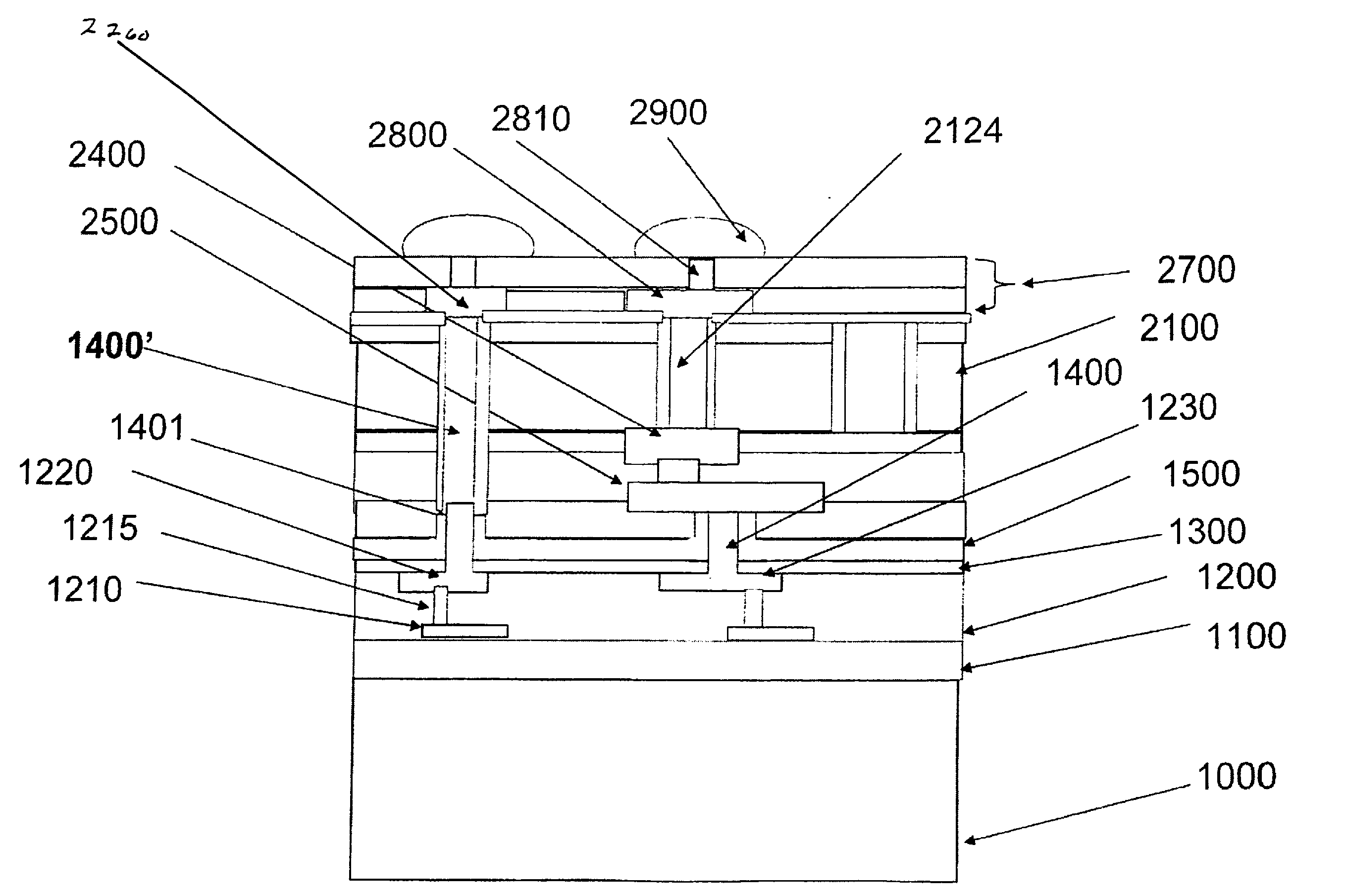 Lock and Key Through-Via Method for Wafer Level 3D Integration and Structures Produced