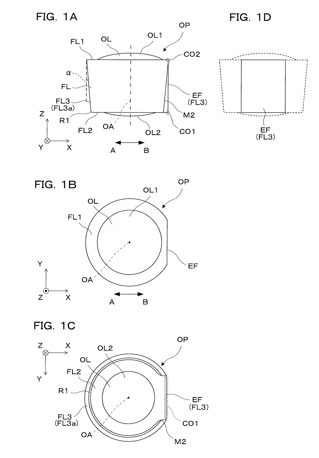 Molding die, optical element manufacturing method, and optical element