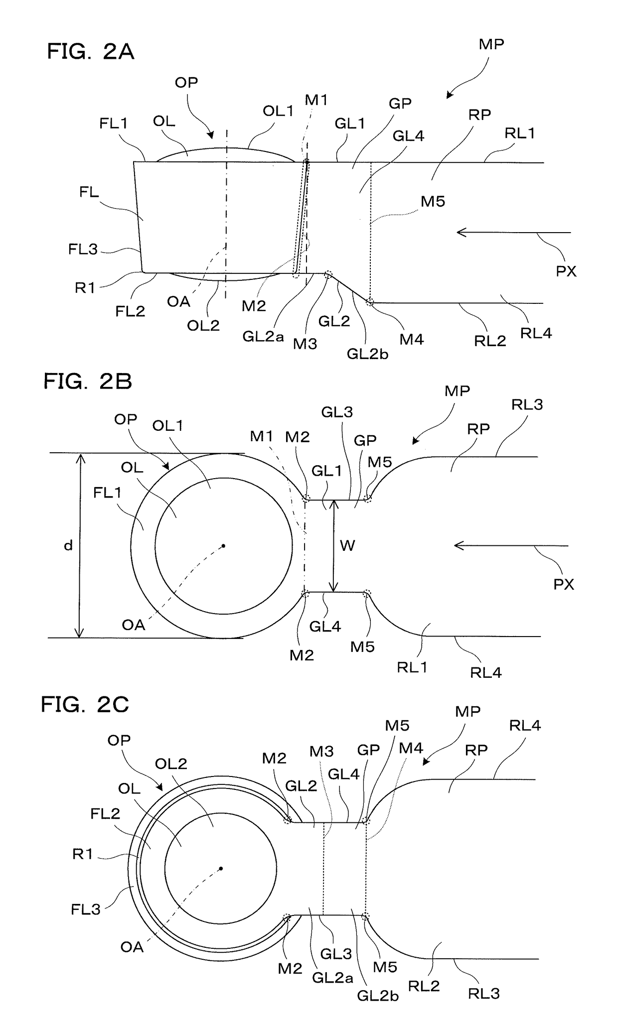 Molding die, optical element manufacturing method, and optical element