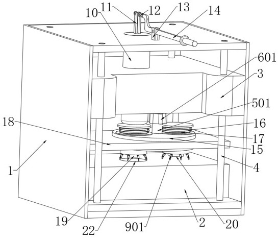 Textile fabric sample cutting device