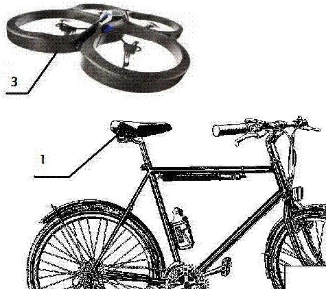 Shared bicycle matched with automatic inspection intelligent equipment