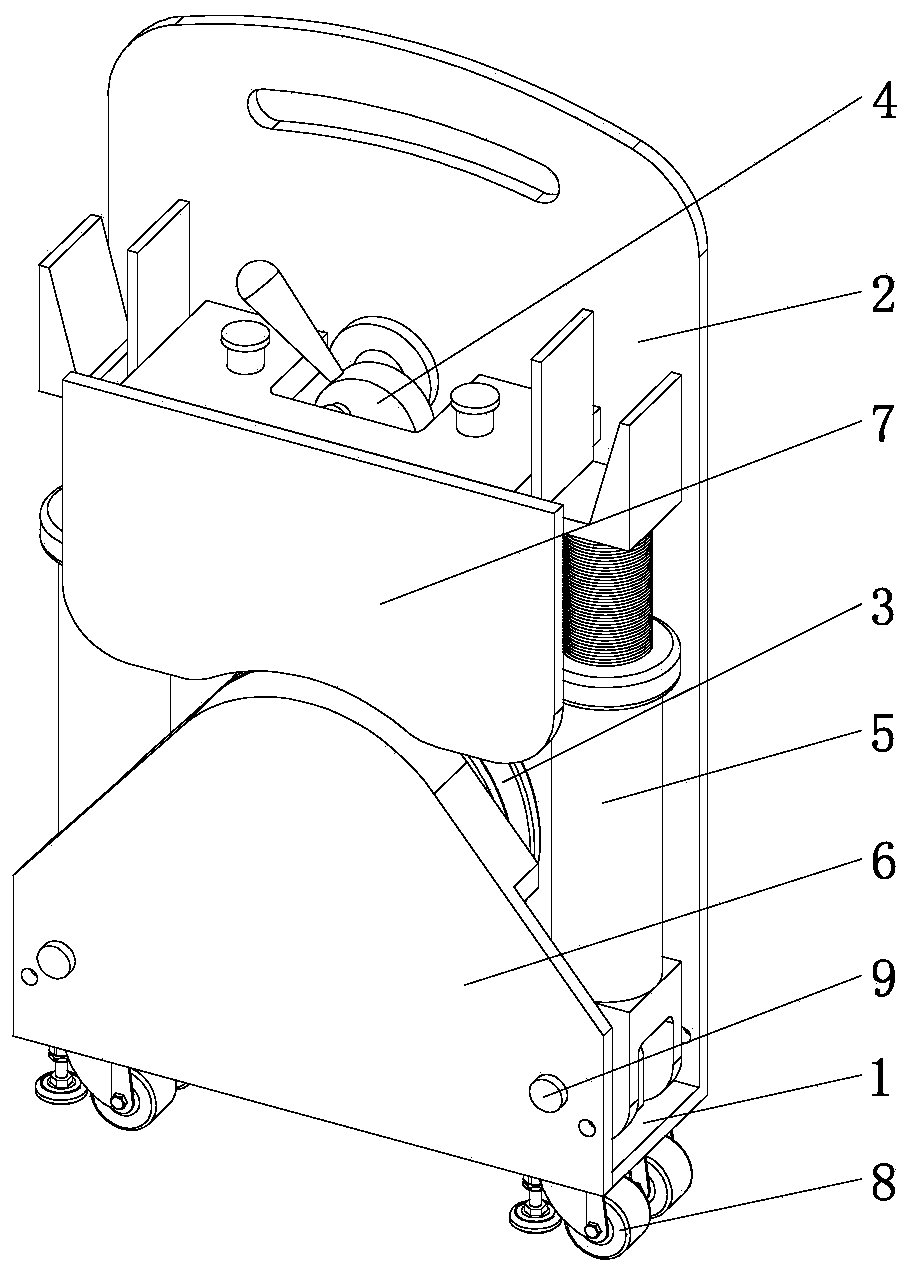 Steel-wire-rope traction device