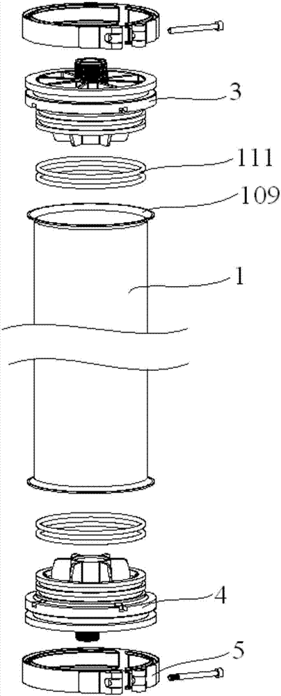 Carbon bar filter element component