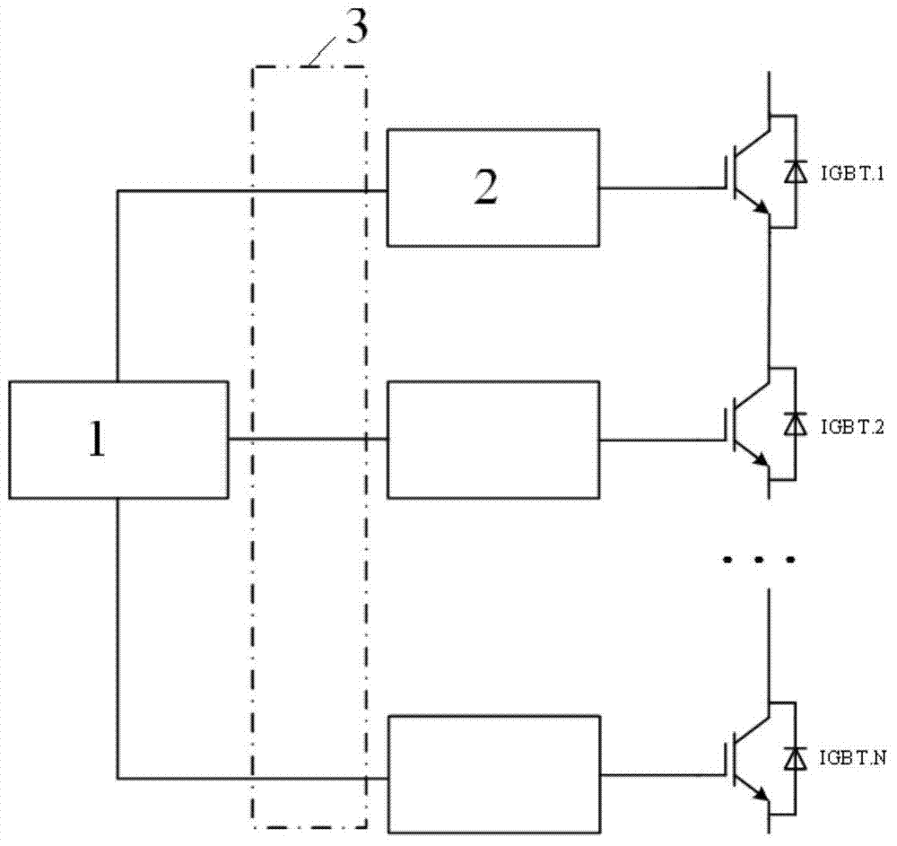 IGBT series voltage-equalizing circuit and method