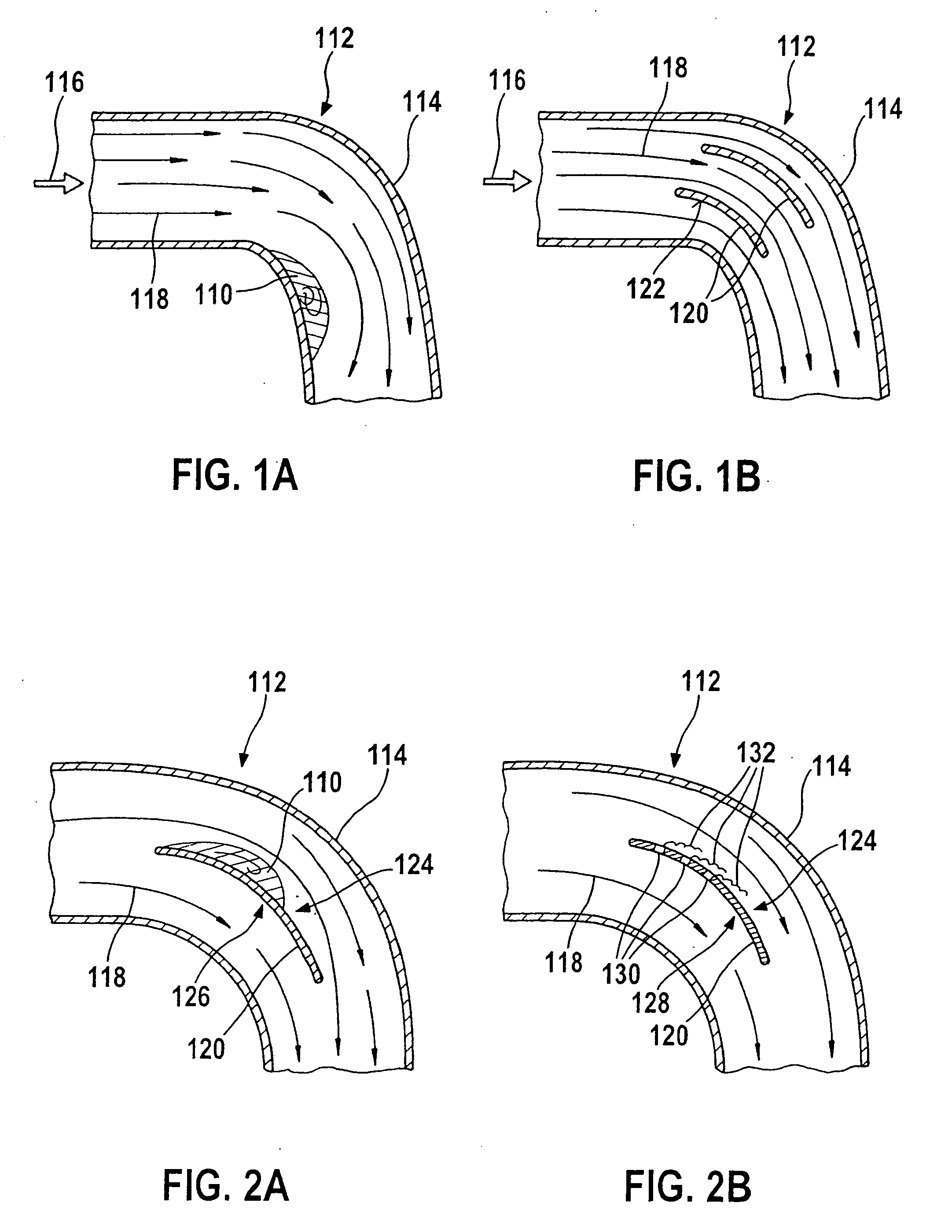 Flow guide element for guiding the flow of a fluid medium
