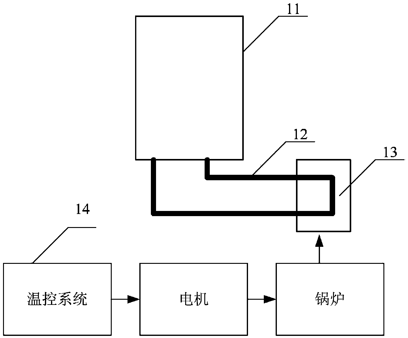 Device and method for producing high-molecular polymer