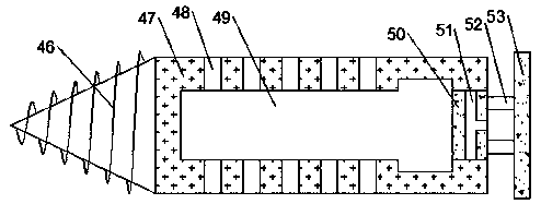 Water quality monitoring and collecting device with discrete collecting function