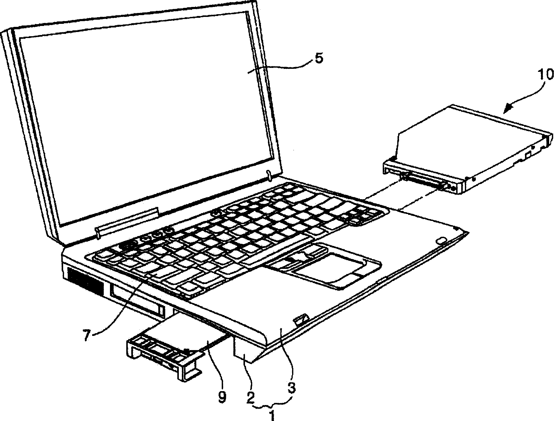 Enhaucement structure for support mechanism of keyboard of note-book computer