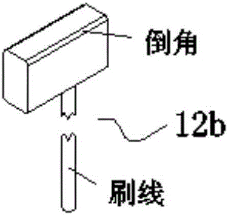 Intelligent carbon brush head rotating arcing machine