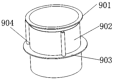 A barrel automatic cleaning device