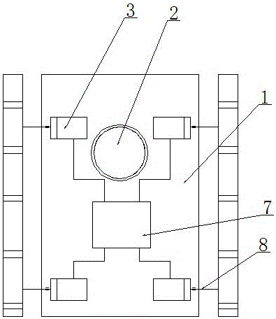 Automatic road marking machine