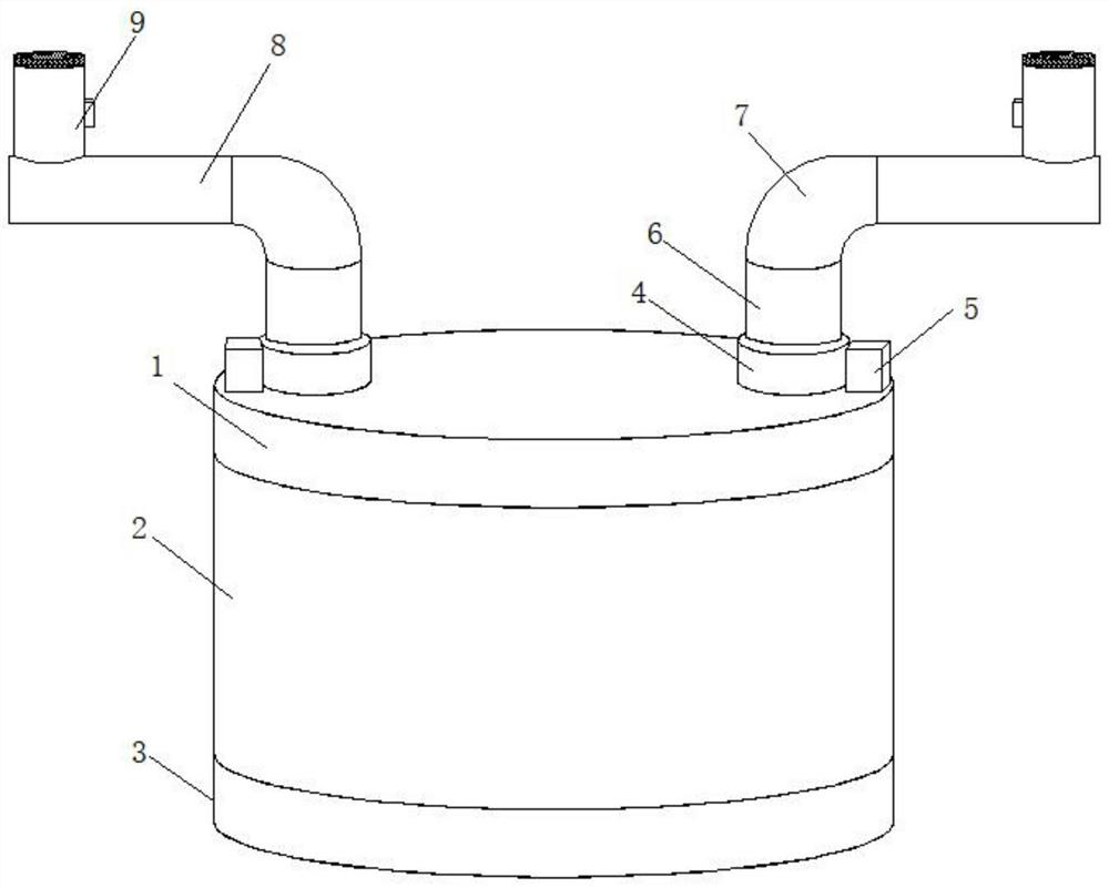 A passenger car air suspension airbag pressure regulating device and its control method