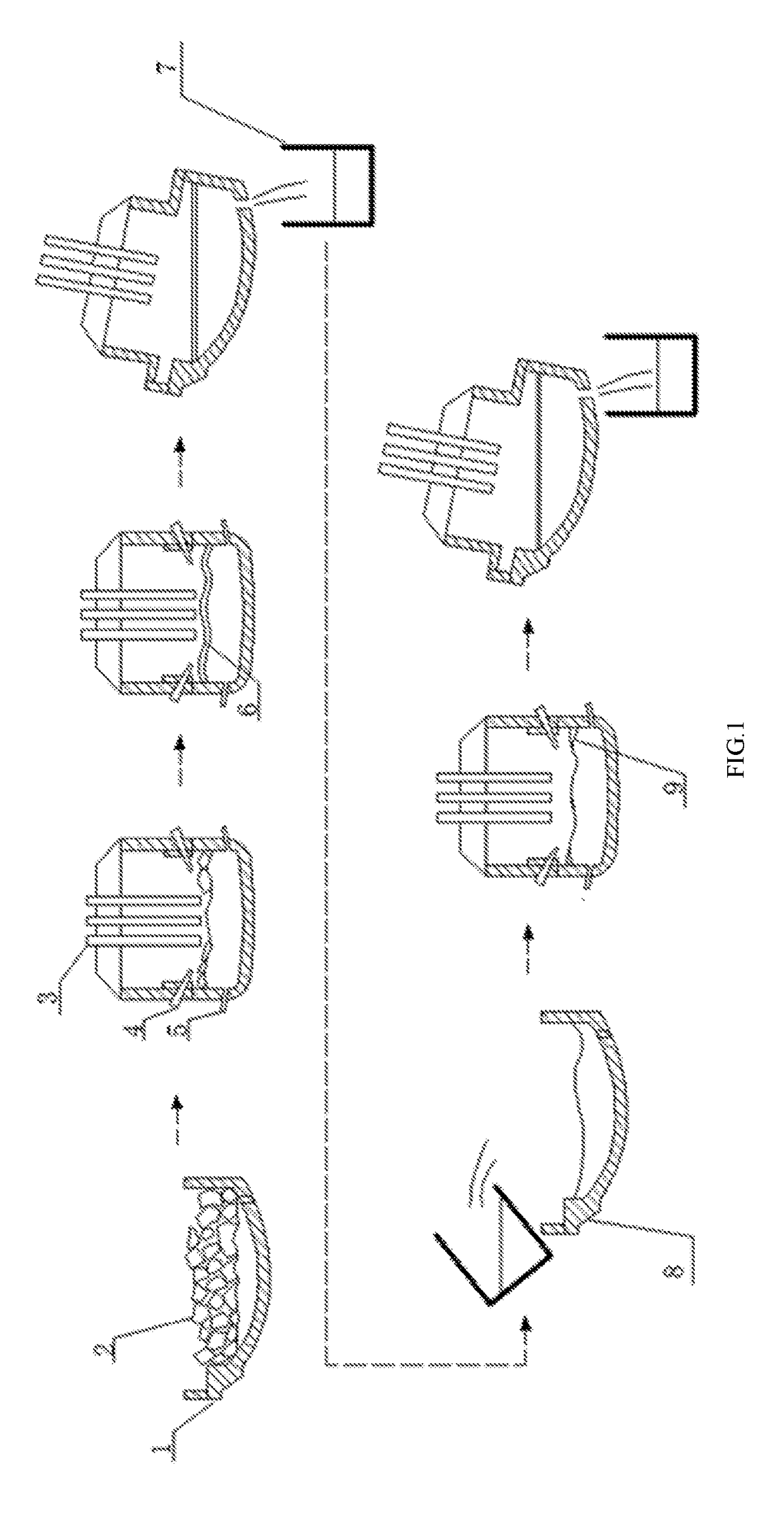 Production method for smelting clean steel from full-scrap steel using duplex electric arc furnaces
