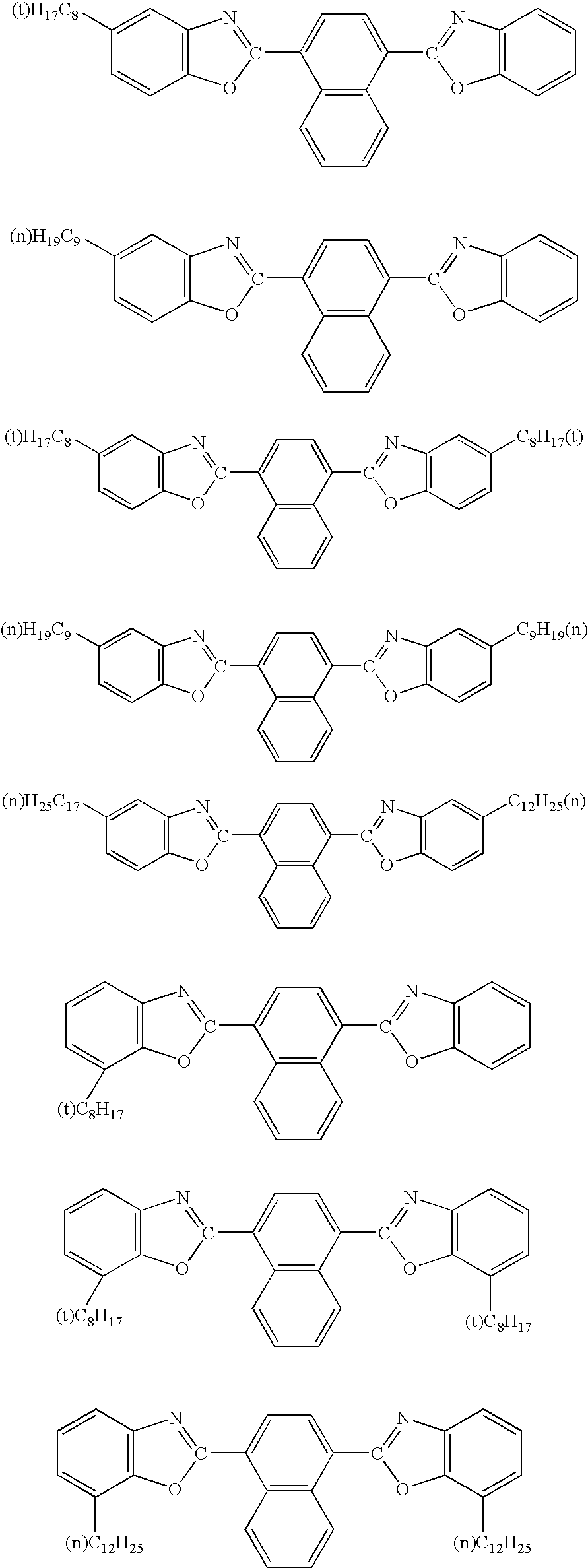 Light reflecting polymeric articles containing benzoxazolyl-napthalene optical brighteners